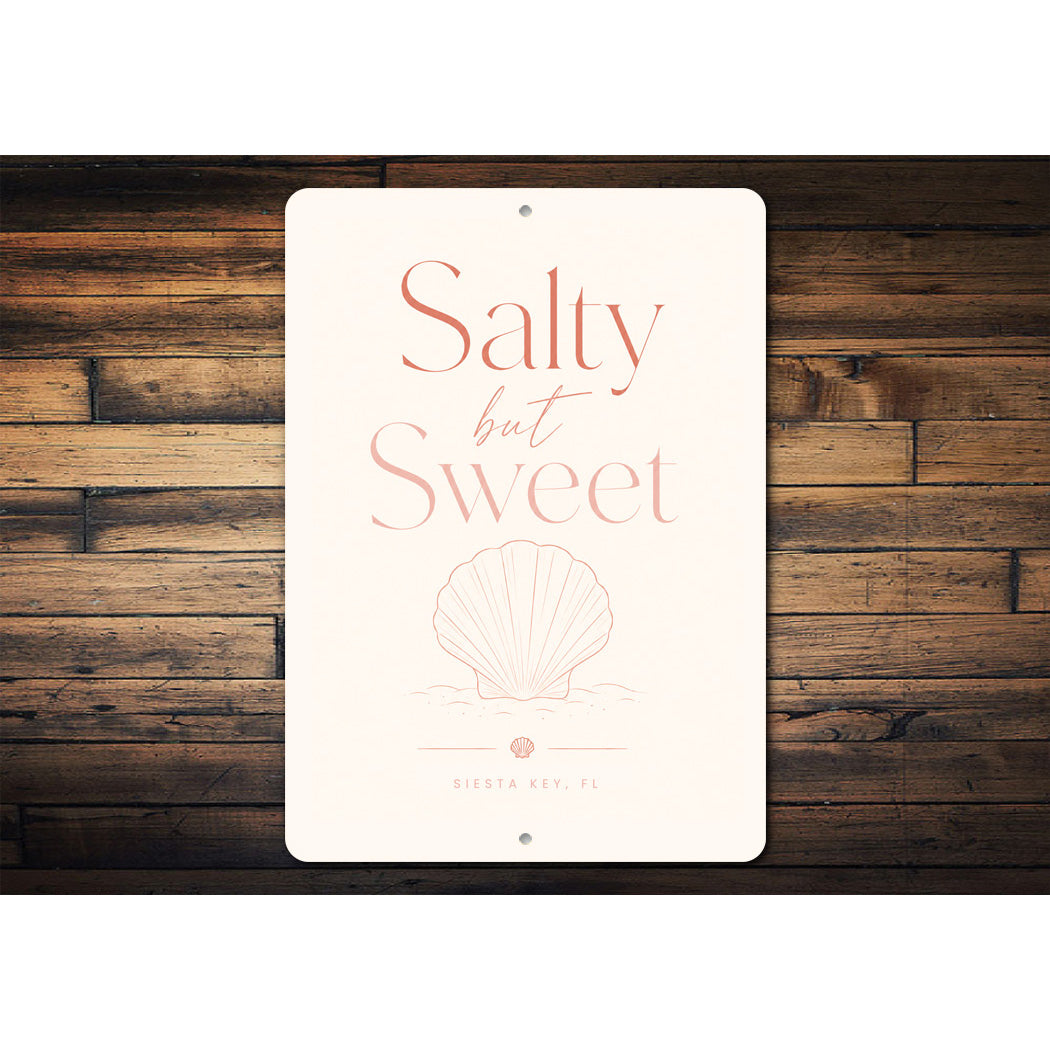 Salty But Sweet Shellfish Sign