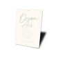 Ocean Air Clam Beach Sand Sign