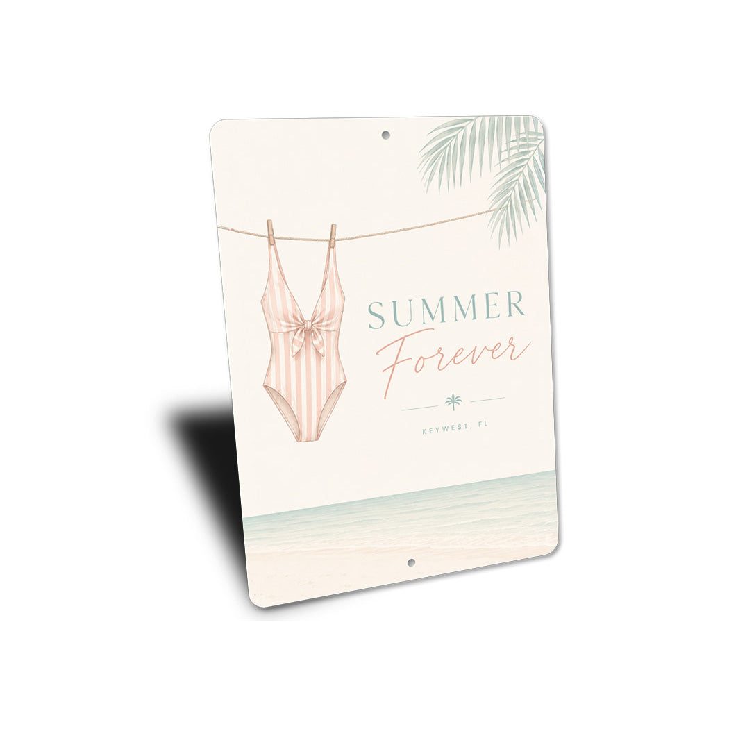 Ocean Summer Forever Swimwear Sign
