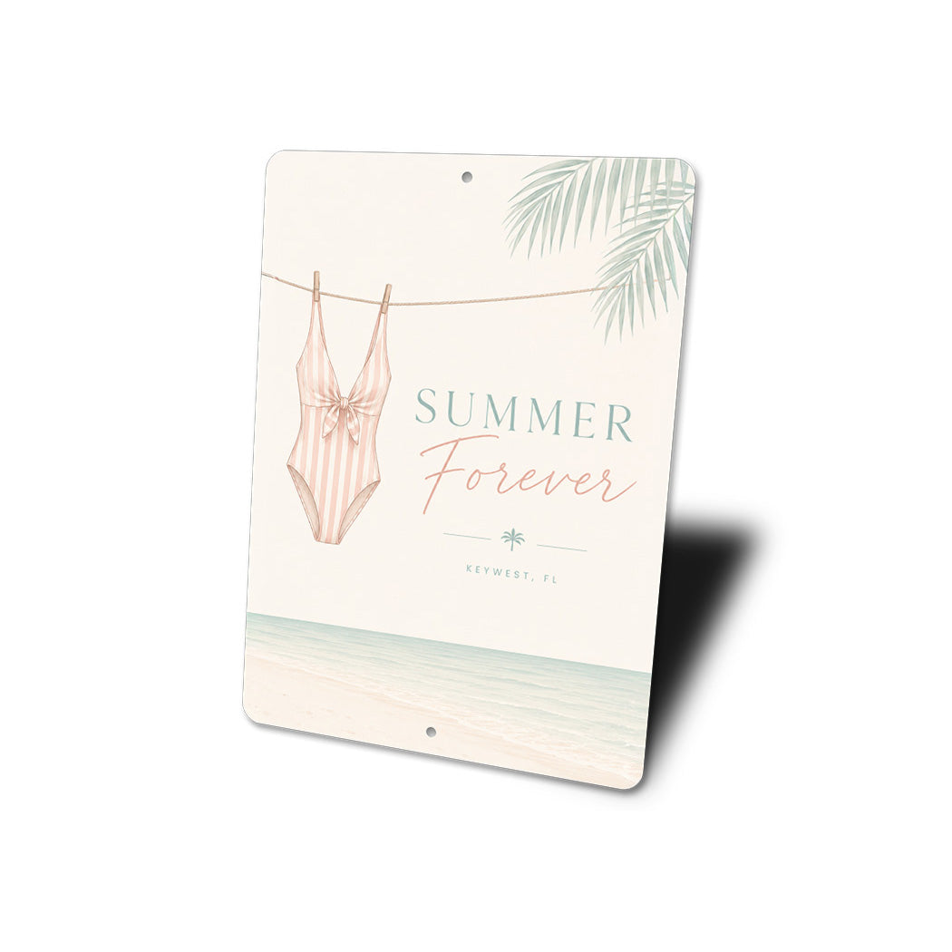 Ocean Summer Forever Swimwear Sign