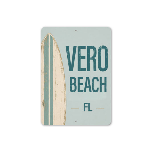 Surfboard Beach Sign