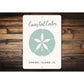 Coastal Calm Sand Dollar Sign