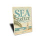 Sea Breeze Surfboard Sign