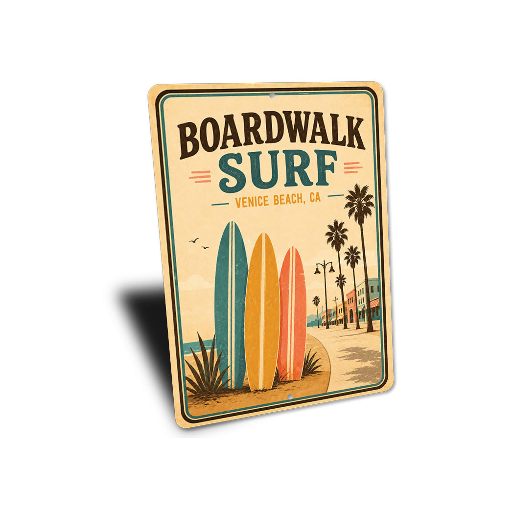 Surfboards Boardwalk Surf Sign