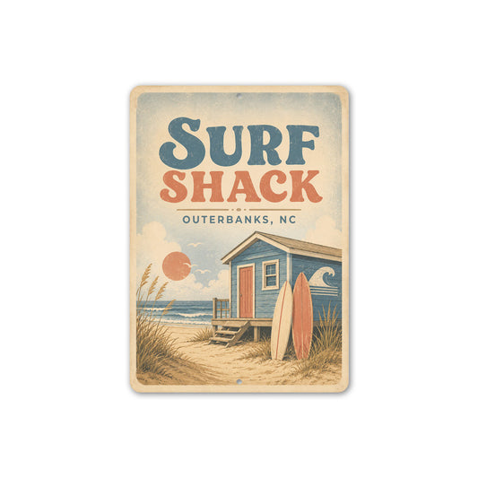 Coastal Surf Shack Sign