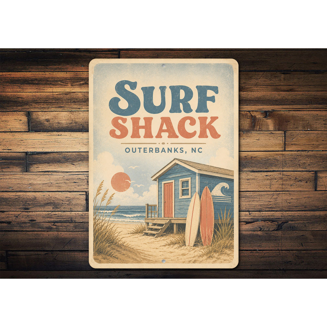 Coastal Surf Shack Sign