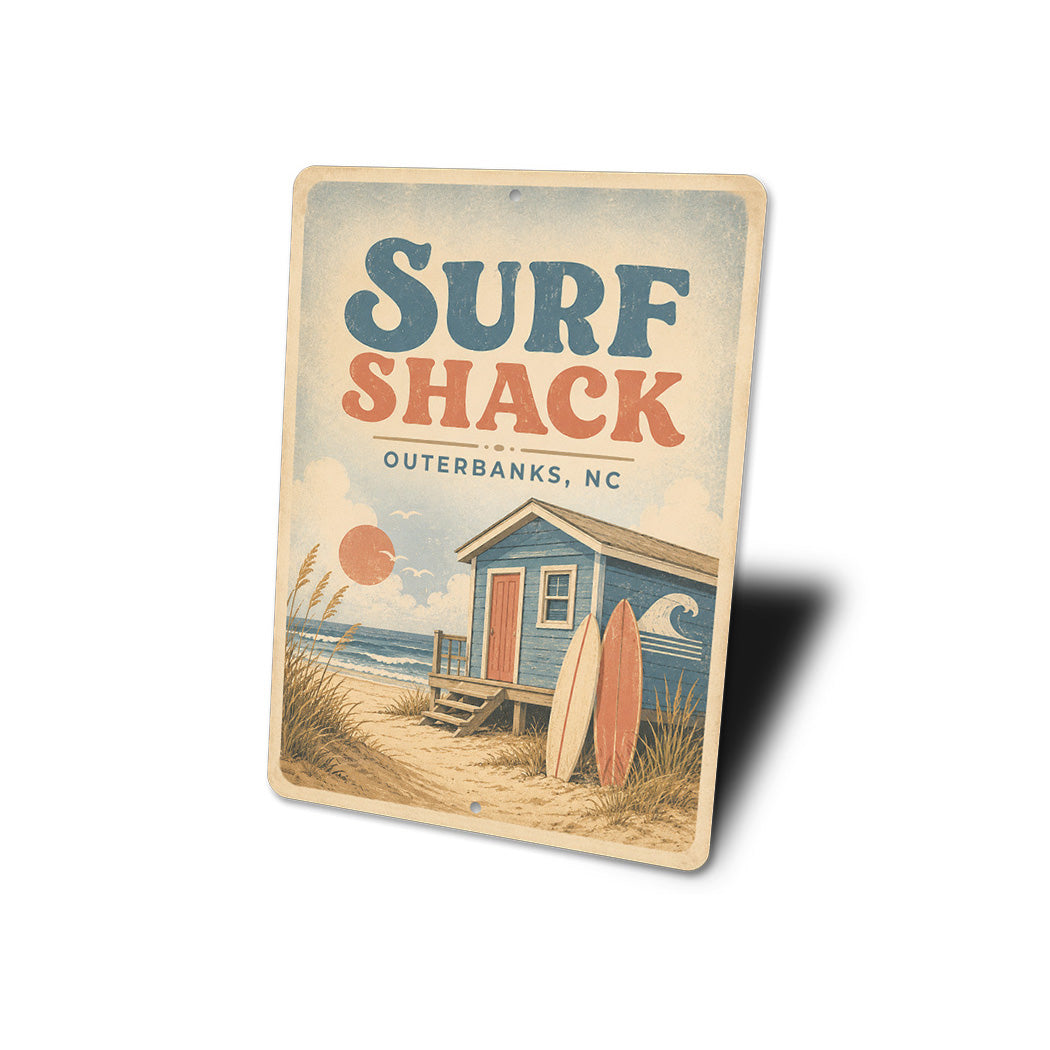Coastal Surf Shack Sign