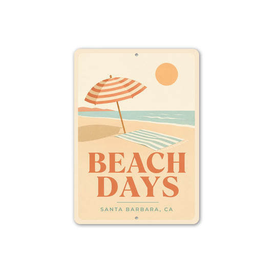 Beach Days Beach Umbrella Sign