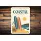 Coastal Seaside Surfboards Sign