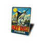 Blue Marlin Fishing Sign