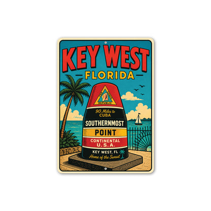Keywest Conch Republic Buoy Sign