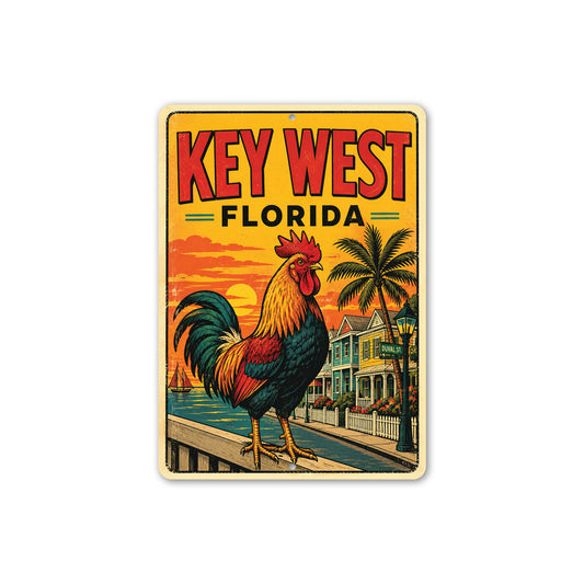 Key West Rooster Duval Street Sign