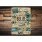 Belize Stamps Sign