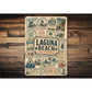 Laguna Beach Stamps Rustic Sign