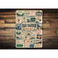 Bar Harbor Maine Stamps Sign
