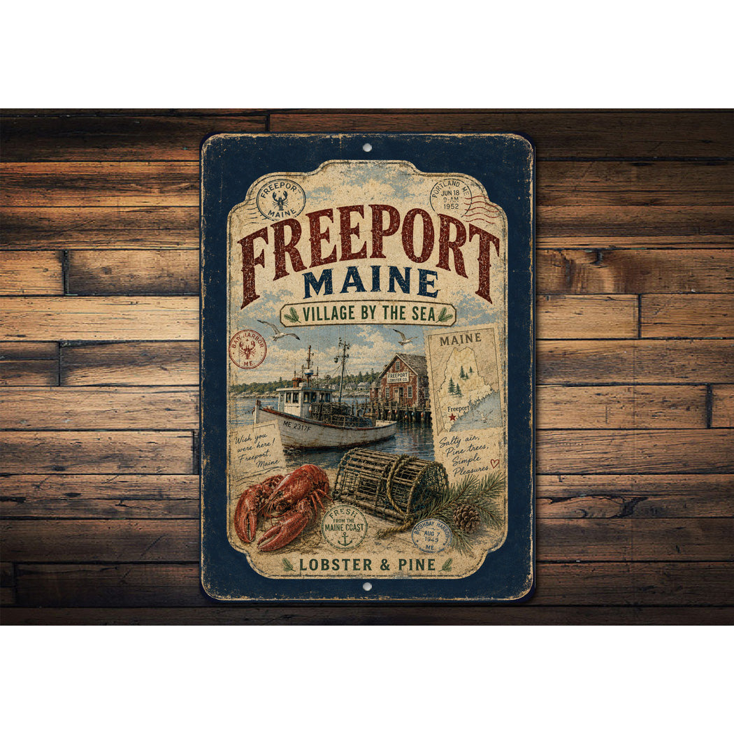 Freeport Lobster Sign