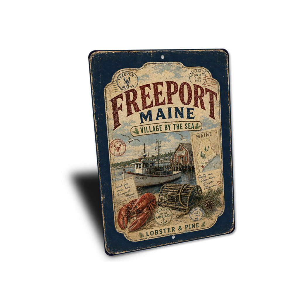 Freeport Lobster Sign