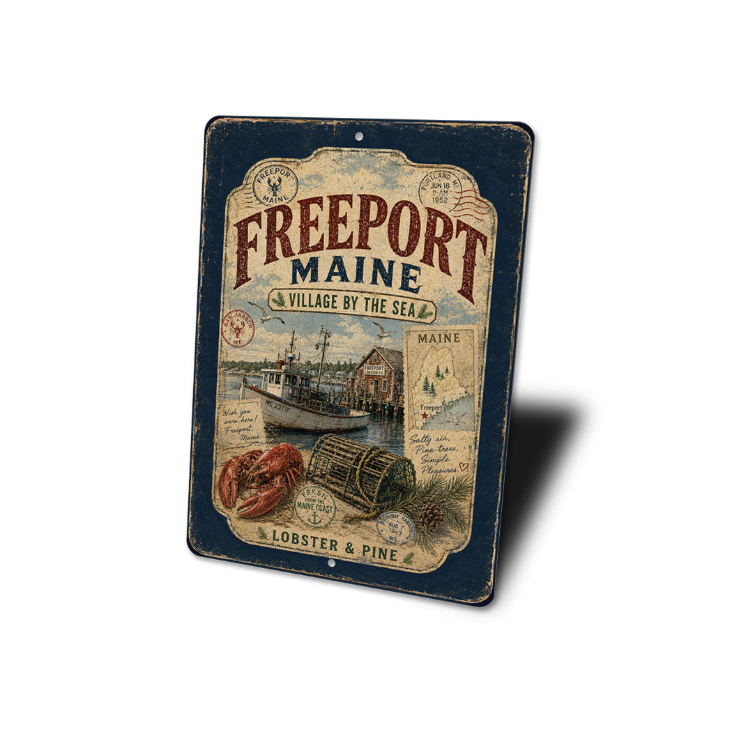 Freeport Lobster Sign