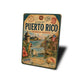 Greetings Puerto Rico Rustic Sign
