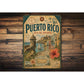 Puerto Rico Rustic Sign