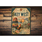 Key West Buoy and Rooster Rustic Sign