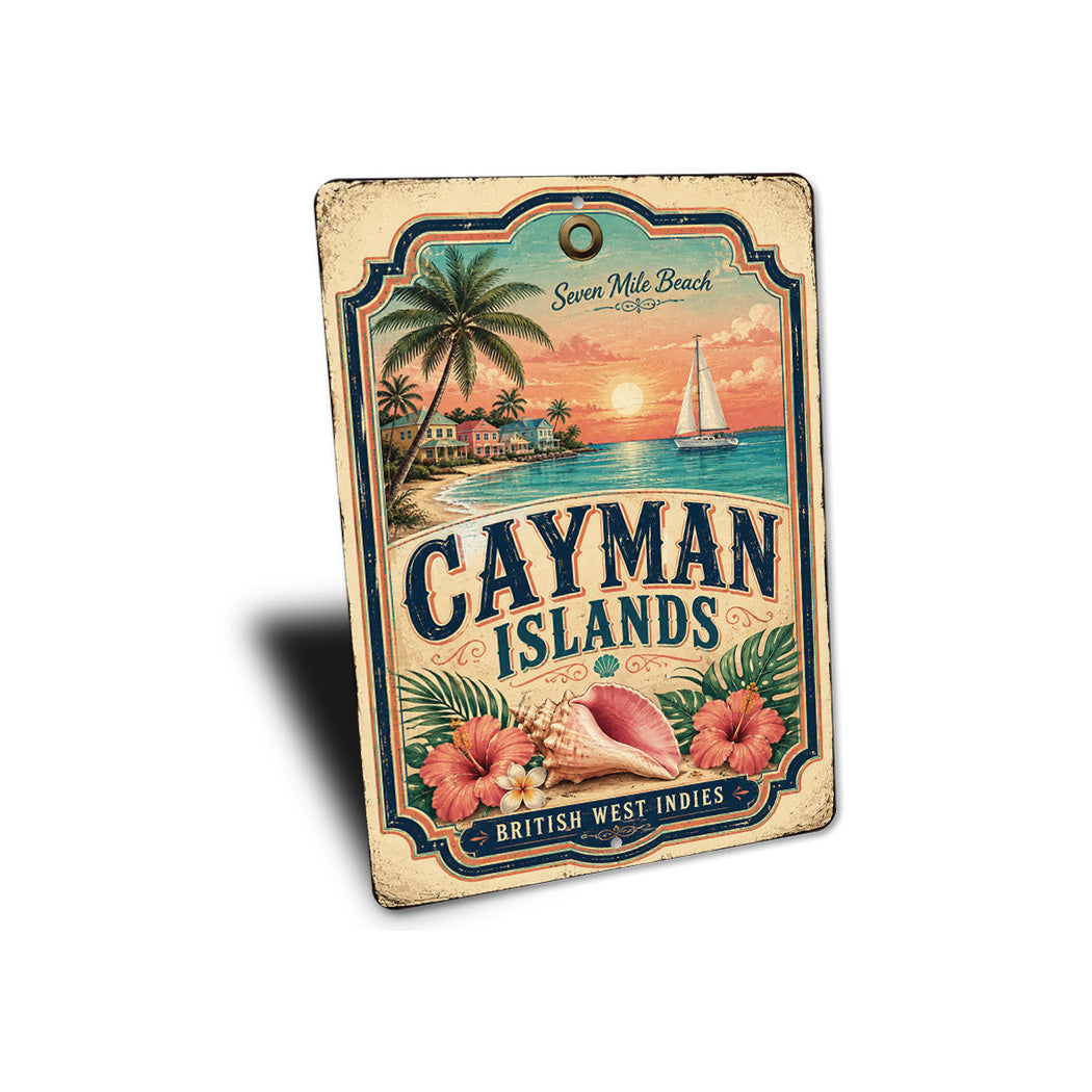 Cayman Island Rustic Sign