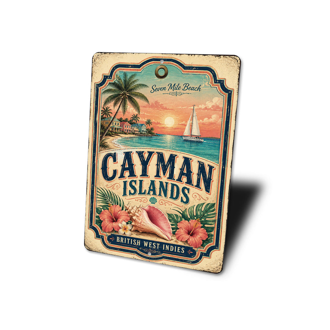 Cayman Island Rustic Sign
