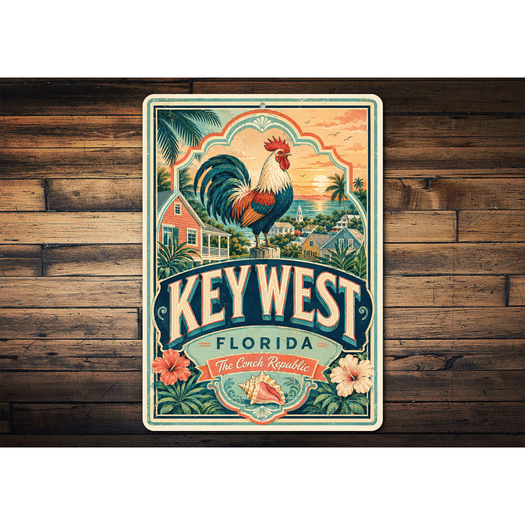 Key West The Conch Republic Sign
