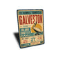 Galveston Bus Ticket Sign