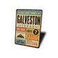 Galveston Bus Ticket Gulf Transit Rustic Sign