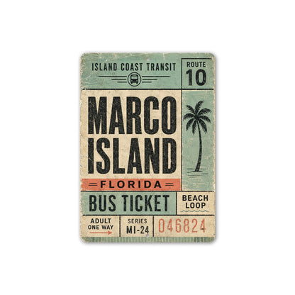 Marco Island Island Coast Transit Sign