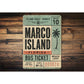 Marco Island Island Coast Transit Sign