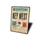 Keywest Bus Ticket Sign