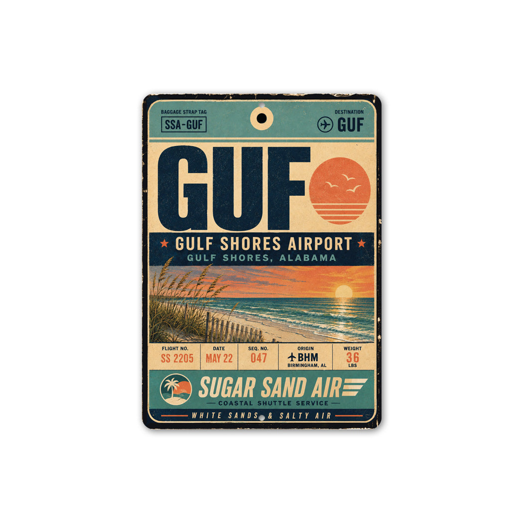 Gulf Shores Sunset Sign