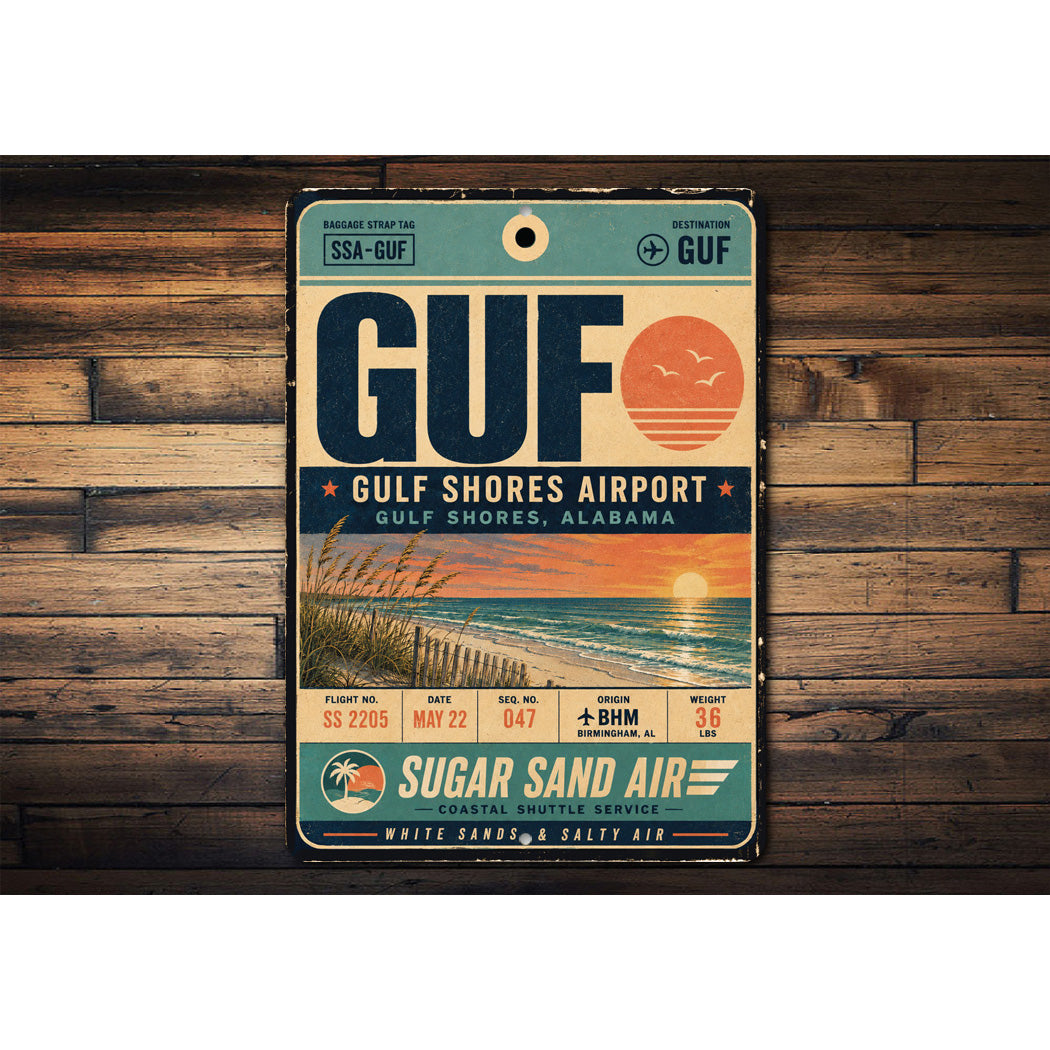 Gulf Shores Sunset Sign