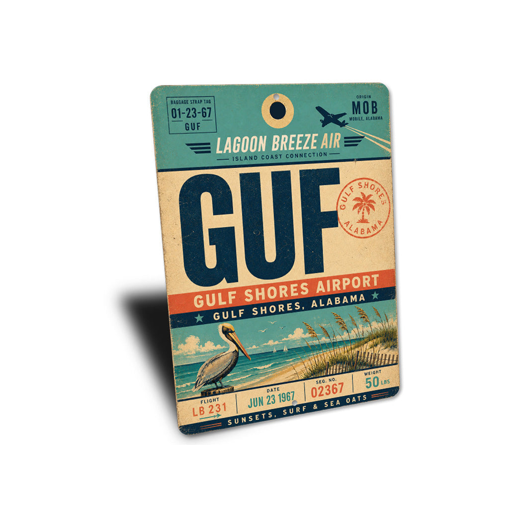 Gulf Shores Pelican Sign