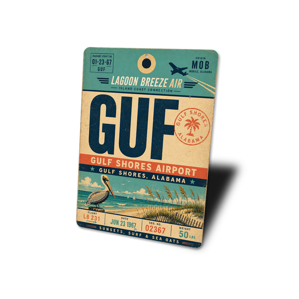 Gulf Shores Pelican Sign