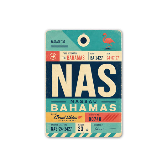 Nassau Coral Skies Sign