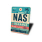 Nassau Bahamas Ticket Sign