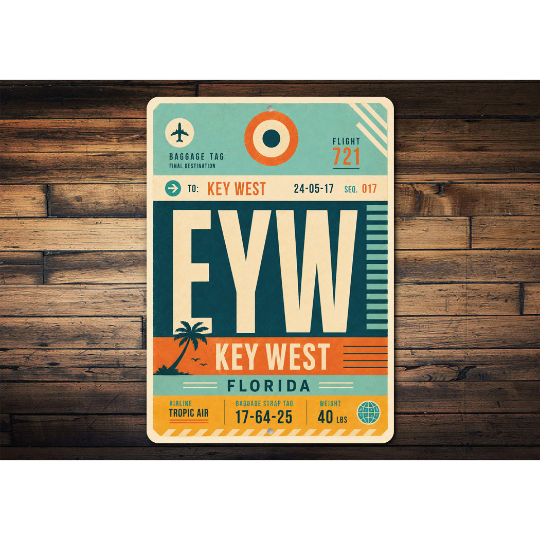 Destination Key West Sign
