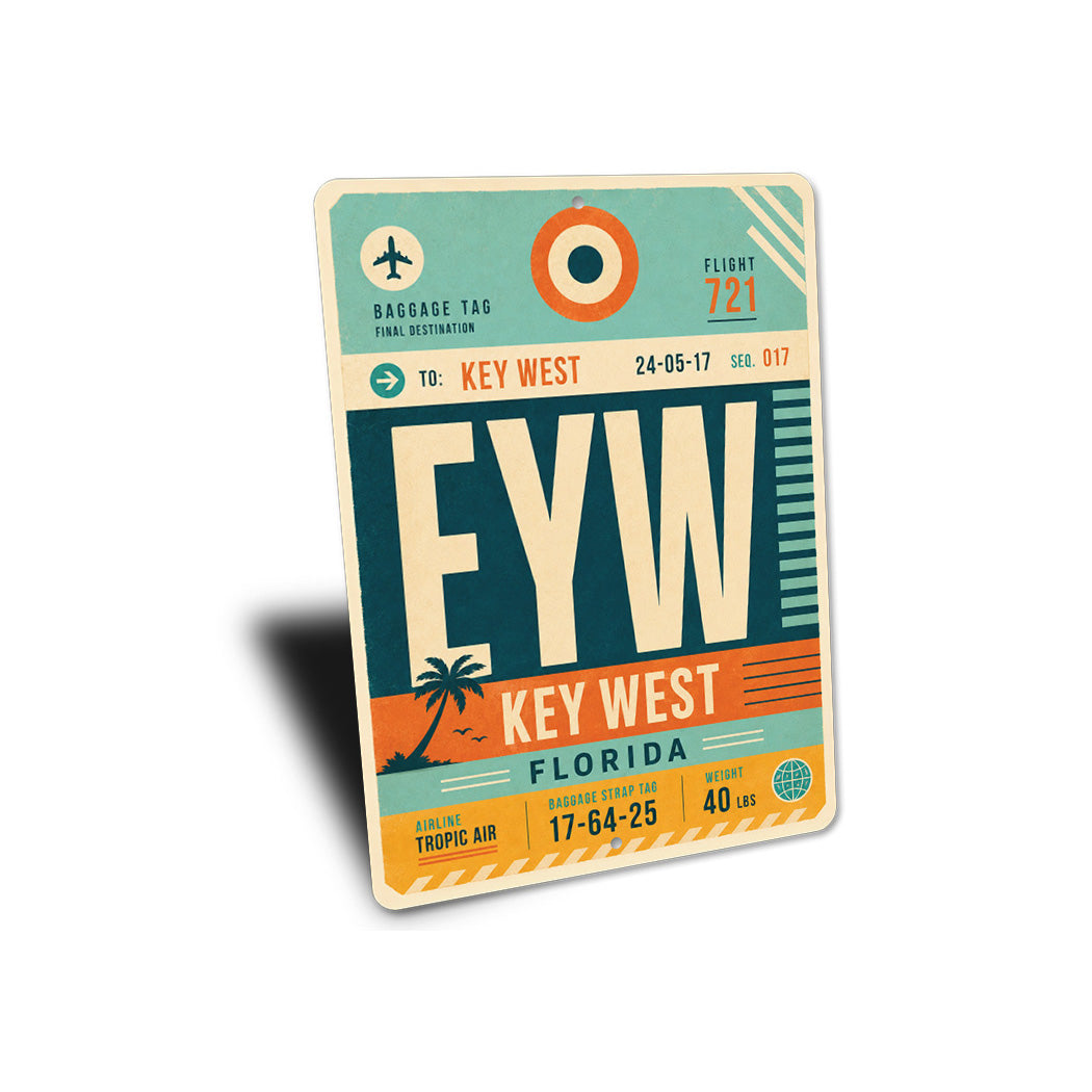 Destination Key West Sign