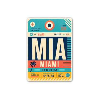 Miami Flight Sign