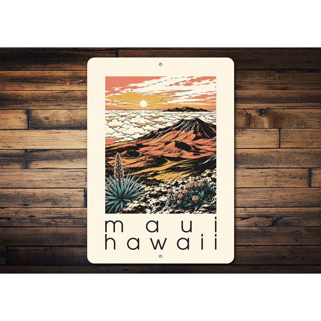 Maui Hawaii View Sign