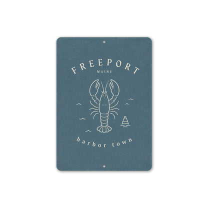 Freeport Harbor Town Lobster Sign