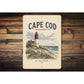 Cape Cod Lighthouse by the Shore Sign