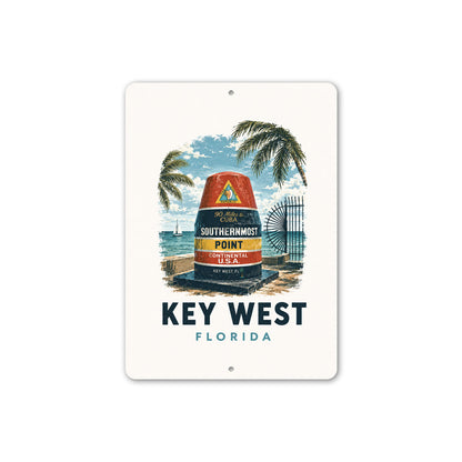 Key West Saiboat Buoy Sign