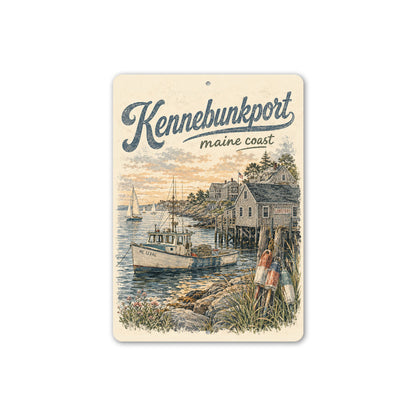 Kennebunkport Maine Coast Sign