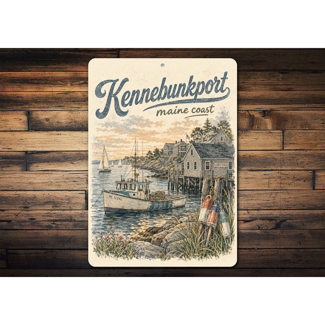 Kennebunkport Maine Coast Sign