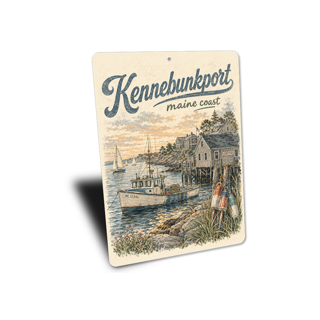 Kennebunkport Maine Coast Sign