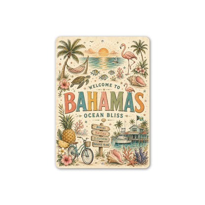 Welcome to Bahamas Ocean Bliss Sign